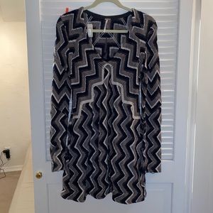 Free People Rhiannon Chevron Zig Zag Sweater Dress